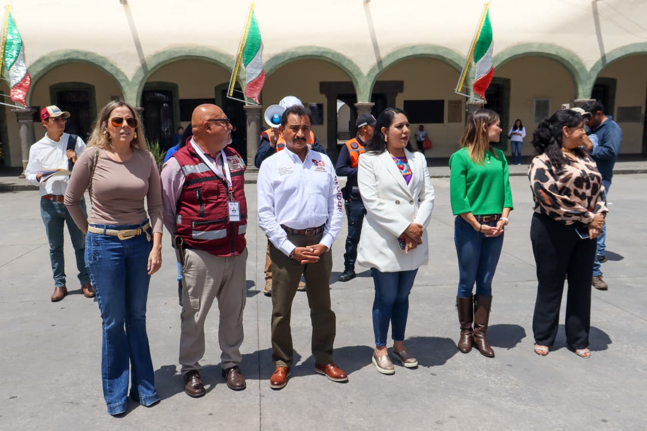 Por: Cortesía Lula Pineda San Pedro Cholula refuerza su cultura de prevención con participación activa en el Simulacro Nacional 2025.