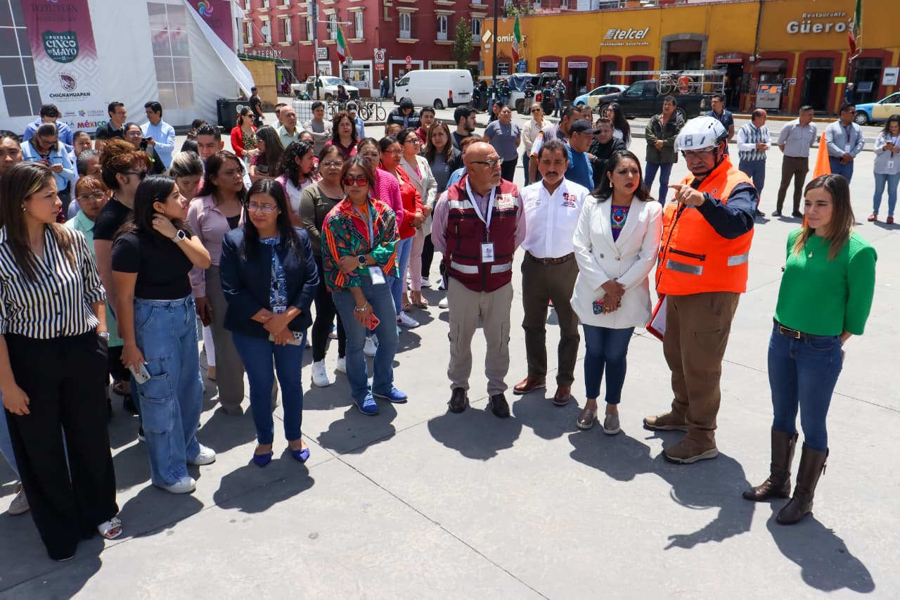 Comunicado oficial San Pedro Cholula se suma al Simulacro Nacional 2025