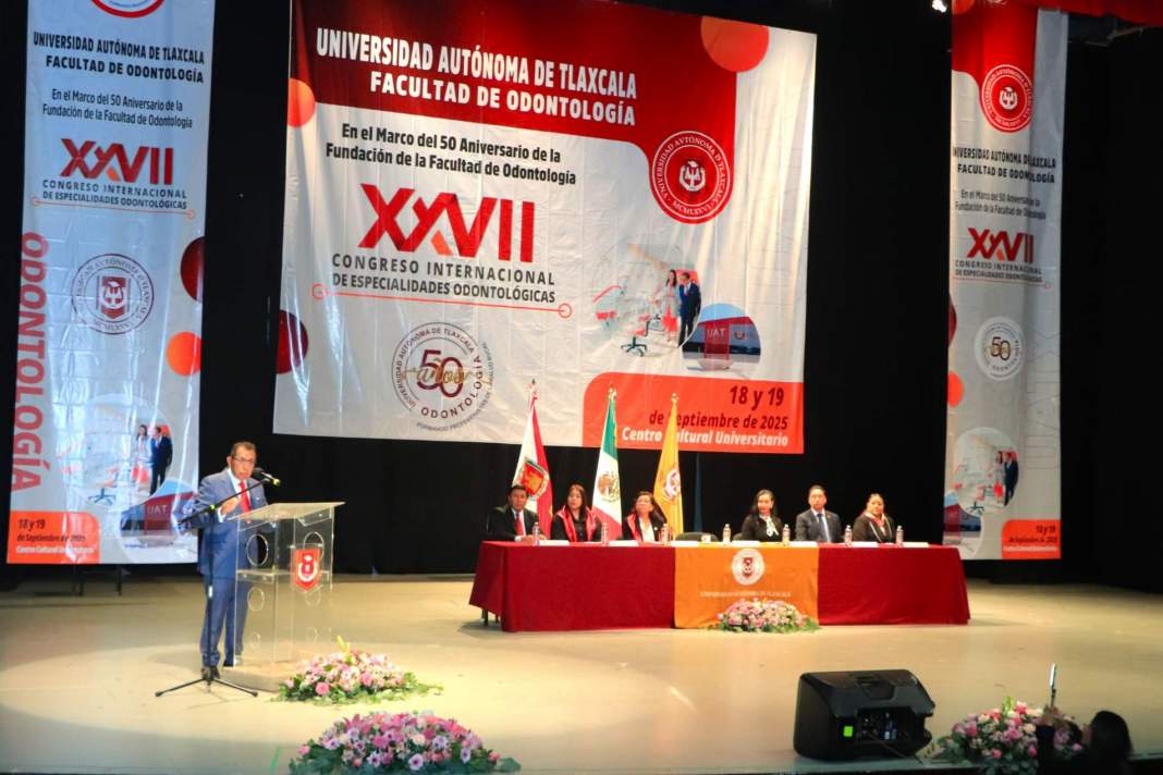 Foto: Cortesía Facultad de Odontología UATx celebra 50 años con Congreso Internacional