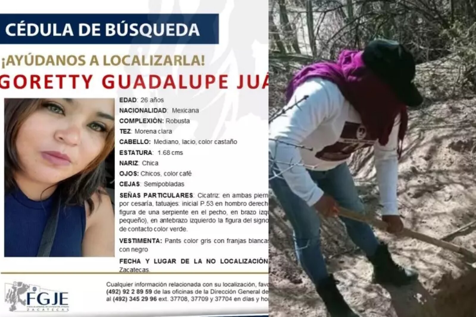 Foto: Cortesía Indignación por el asesinato de Aida Karina Juárez, madre buscadora