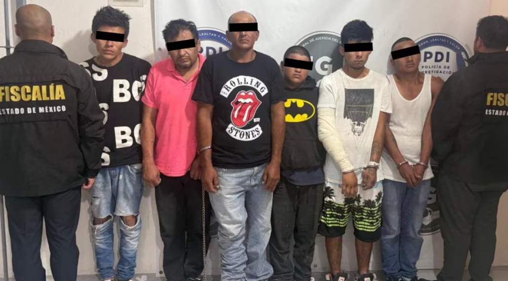 Foto: Cortesía Caen 9 del grupo criminal M4 en Edomex por extorsión y homicidio