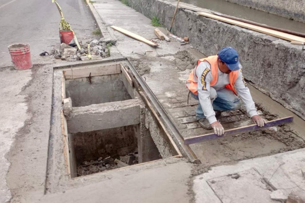 Foto: Cortesía Tlaxcala mejora calles y drenaje para proteger a peatones y automovilistas