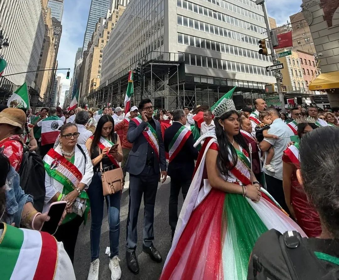 Foto: Cortesía Entre polémicas, alcalde de Mazatecochco se pasea en la Gran Manzana