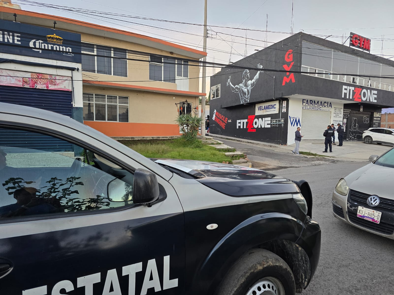 Foto: Cortesía Roban gimnasio en, Acuitlapilco, Tlaxcala; delincuentes huyeron en un camión cargado