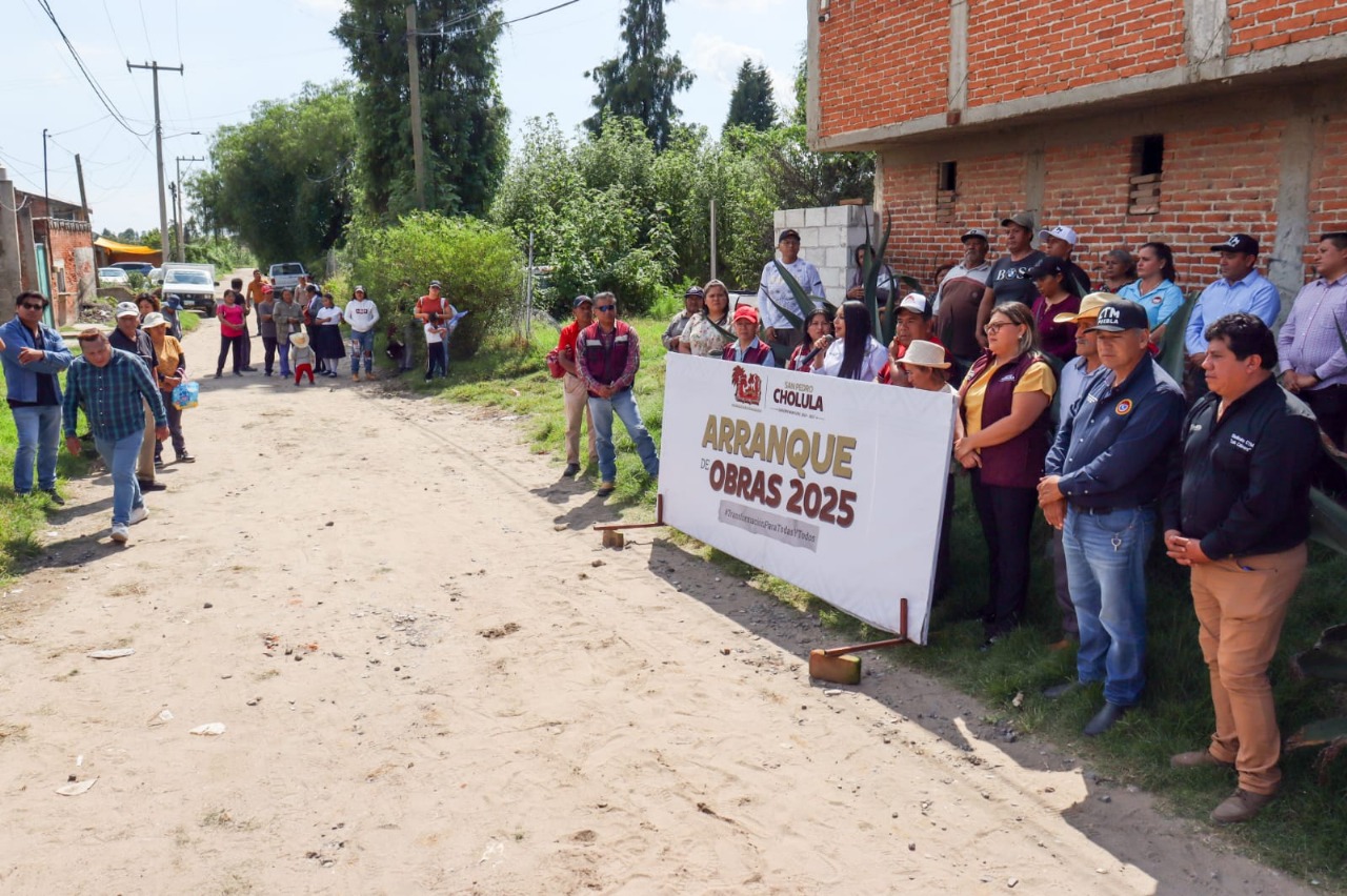 Comunicado oficial Continúa Tonantzin Fernández transformando las vialidades de San Pedro Cholula