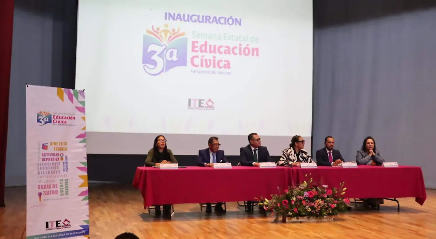 Foto: Cortesía Tlaxcala fortalece la democracia con la Tercera Semana de Educación Cívica