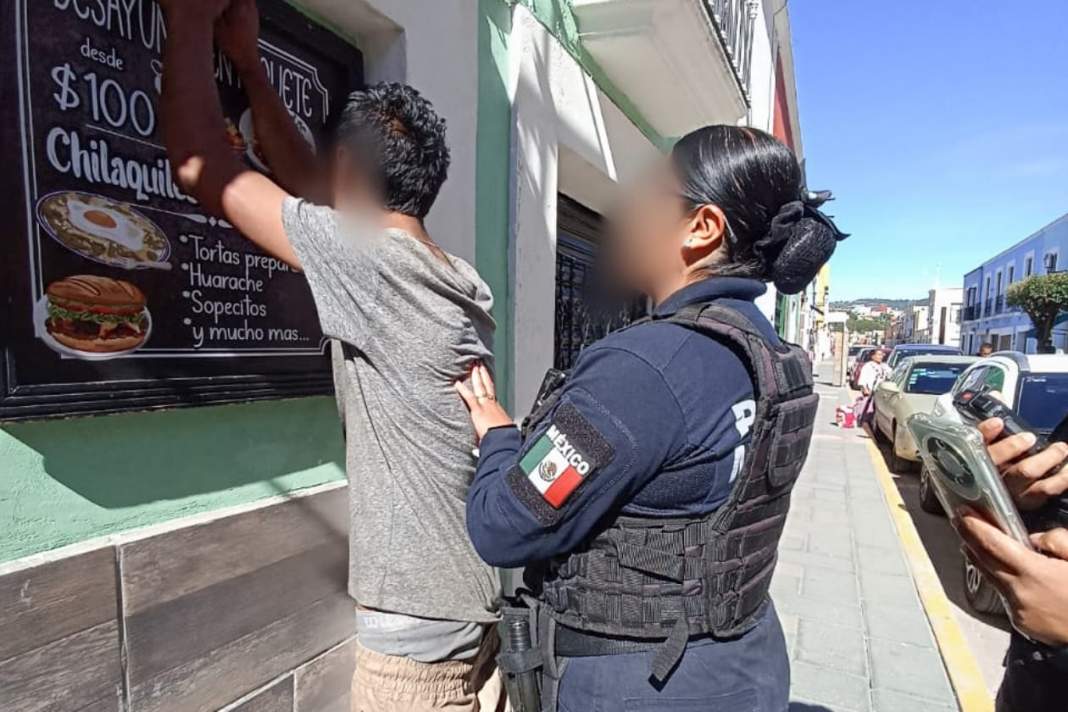 Foto: Cortesía Policía de Tlaxcala detiene a sujeto tras intento de robo y hallazgo de llaves