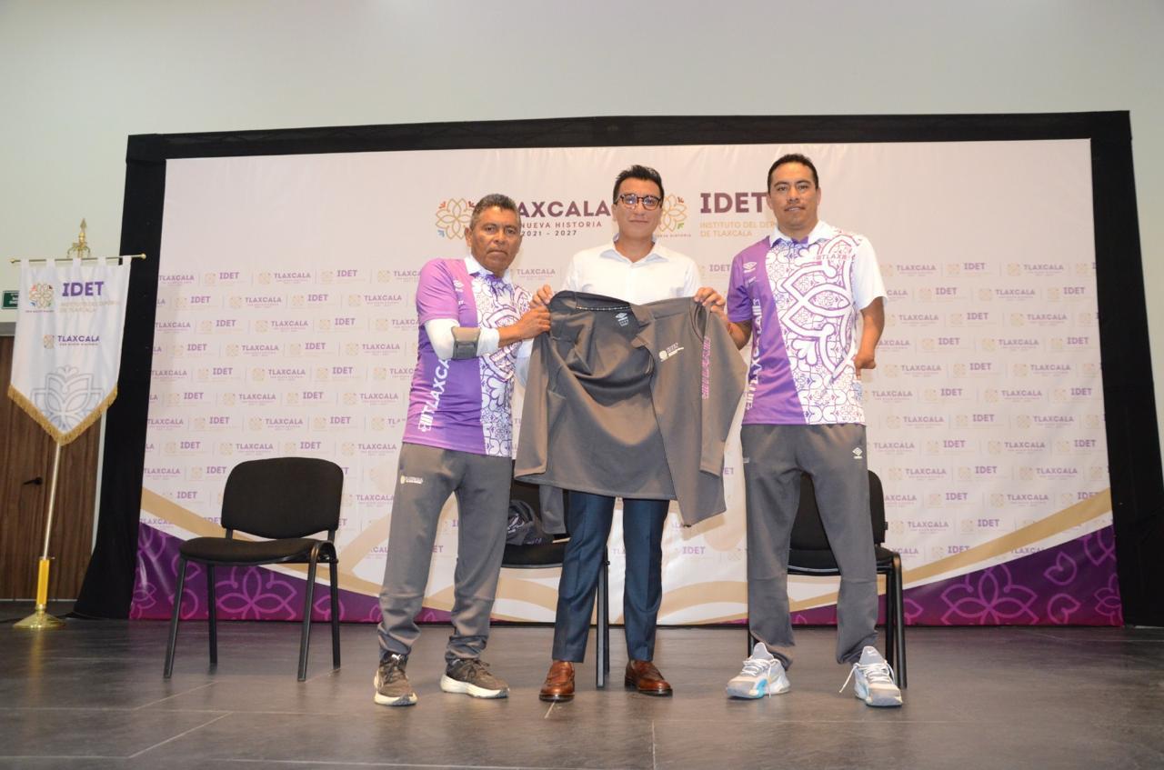 Foto: Cortesía Leonardo Pérez inspira a atletas tlaxcaltecas rumbo a la Paralimpiada 2025