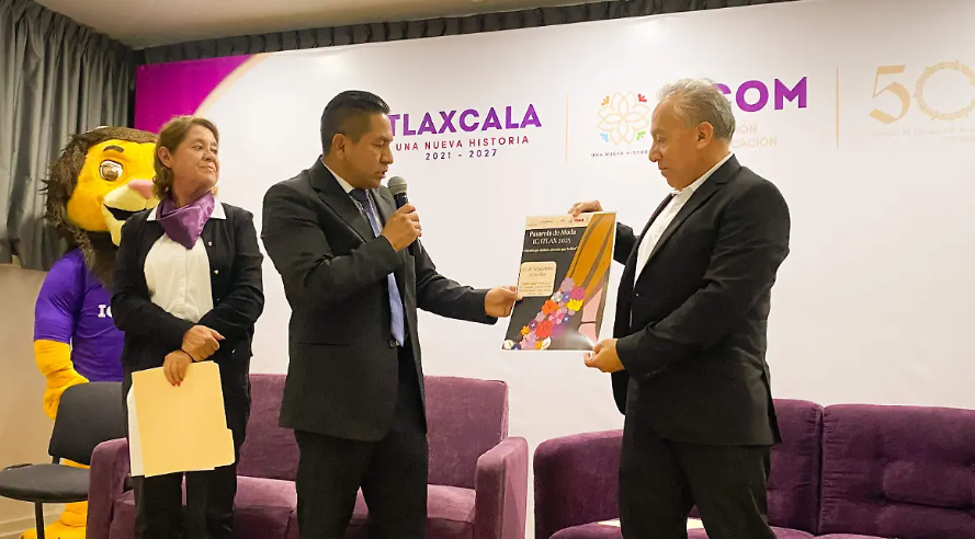Foto: Cortesía Alumnos del Icatlax presentan sus diseños en pasarela “Exposiciones 2025”