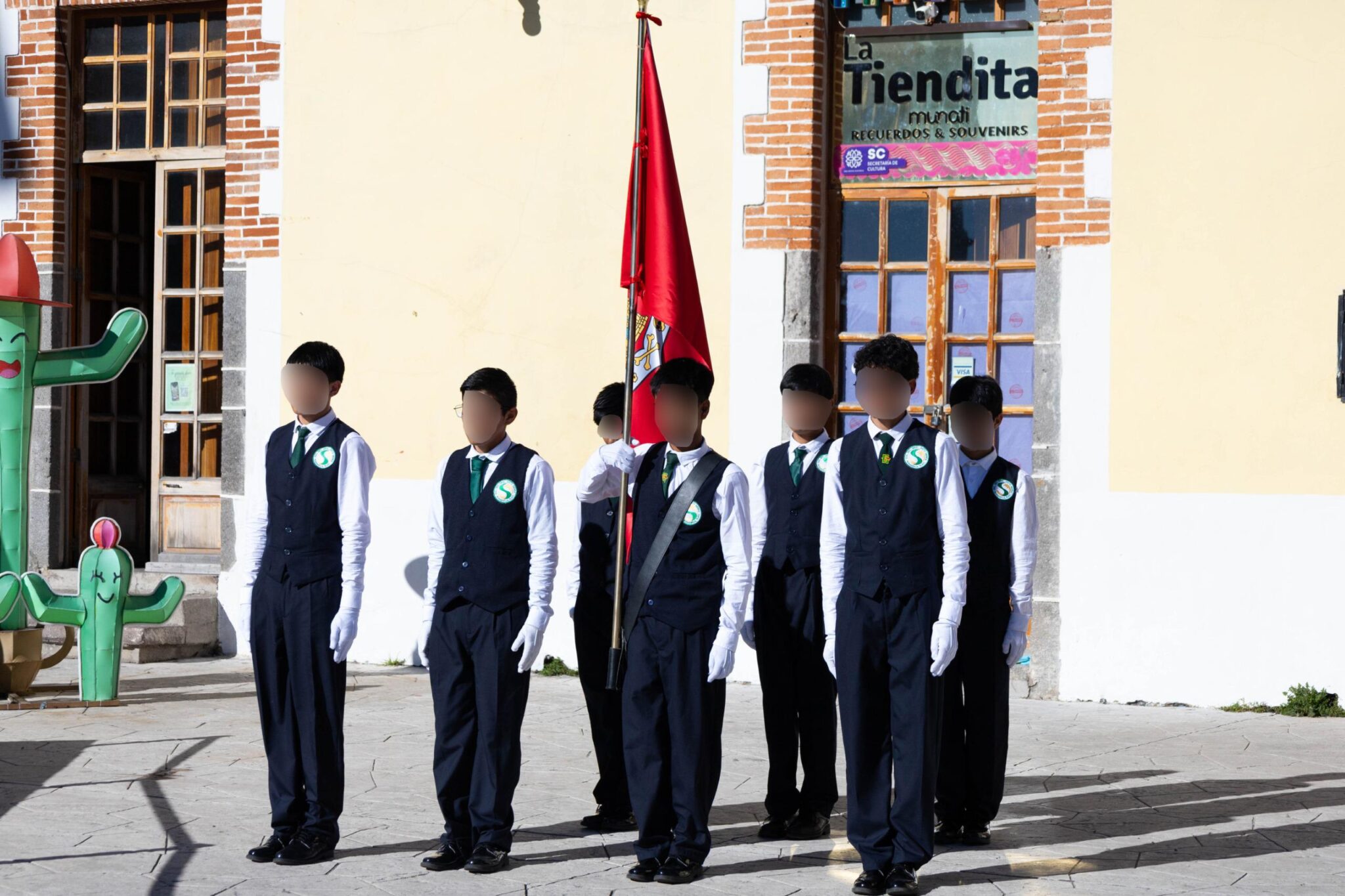 Foto: Cortesía Huamantla honra símbolos patrios en emotiva ceremonia escolar y cívica