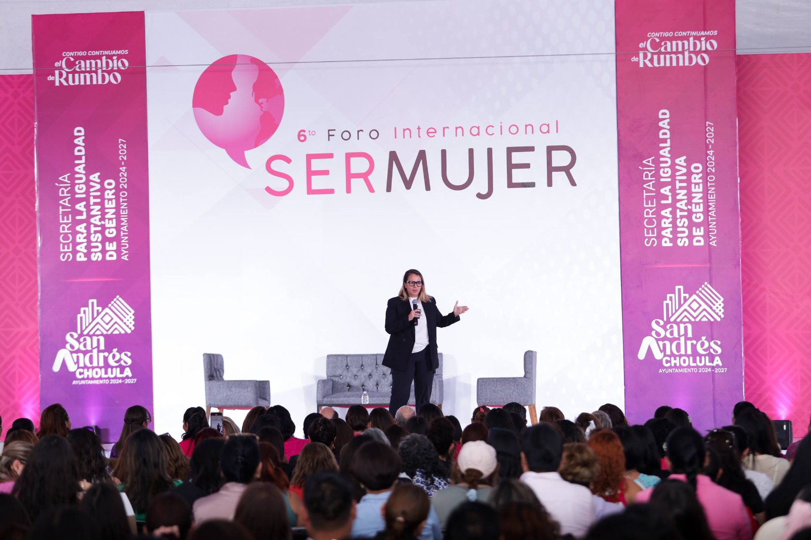 Comunicado oficial San Andrés Cholula inaugura la Sexta Edición del Foro Internacional Ser Mujer