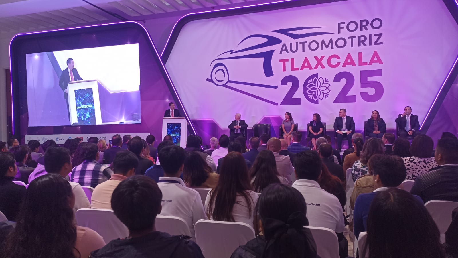 Foto: Cortesía Tlaxcala lanza su primer auto eléctrico TT en el Foro Automotriz 2025