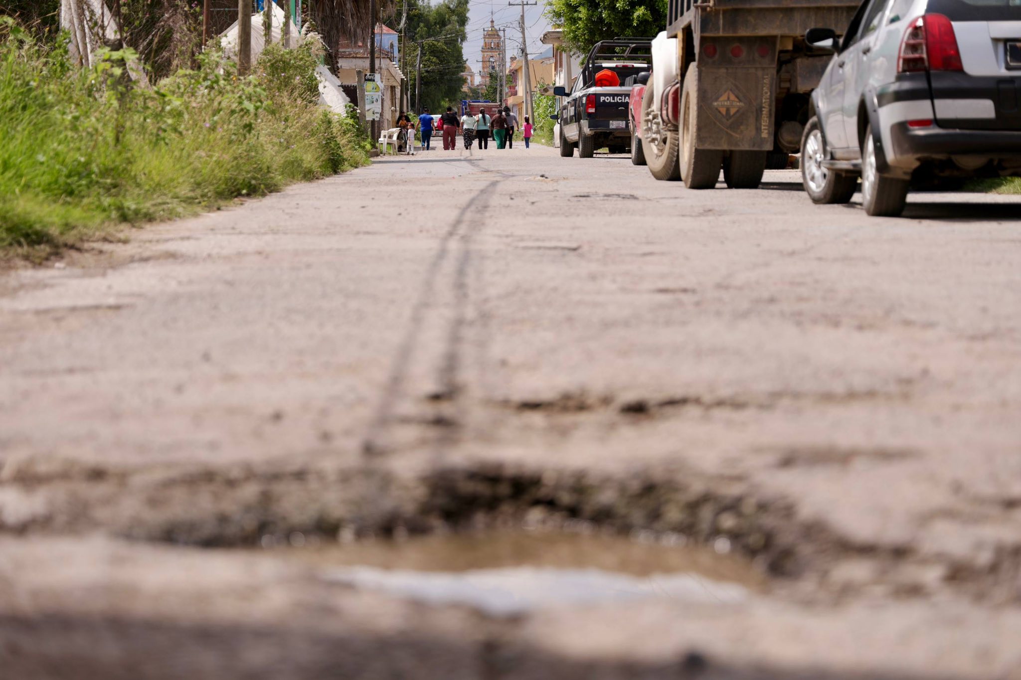 Arranca rehabilitación de la calle Ayuntamiento en San Luis Tehuiloyocan