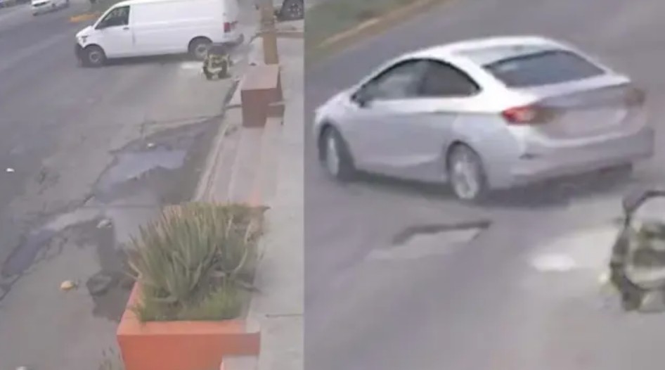 Robo de camioneta en pleno boulevard de Tecamachalco