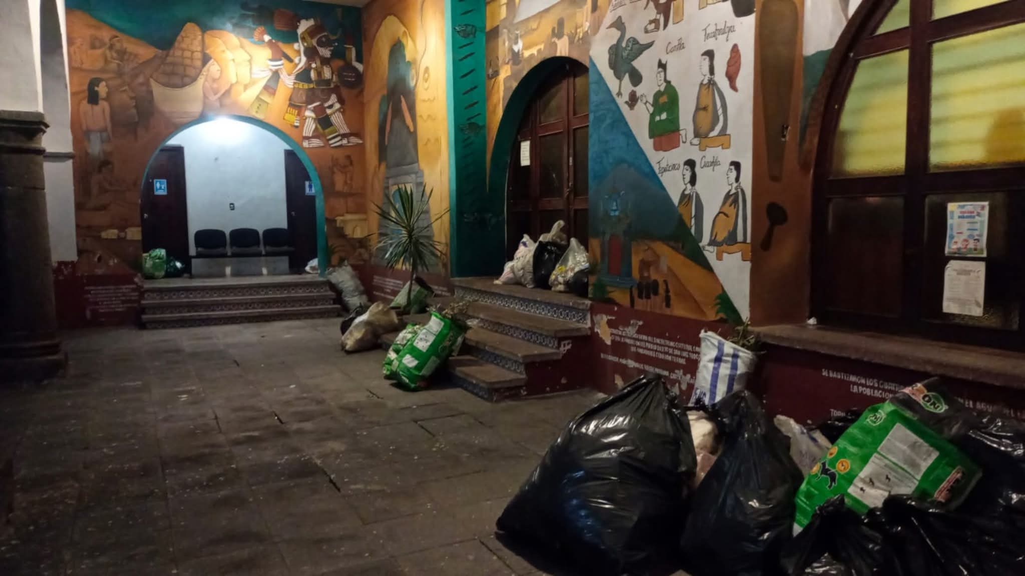 Foto: Cortesía ¡La basura, a la basura! Protestan en Teolocholco por falta de servicio de recolección