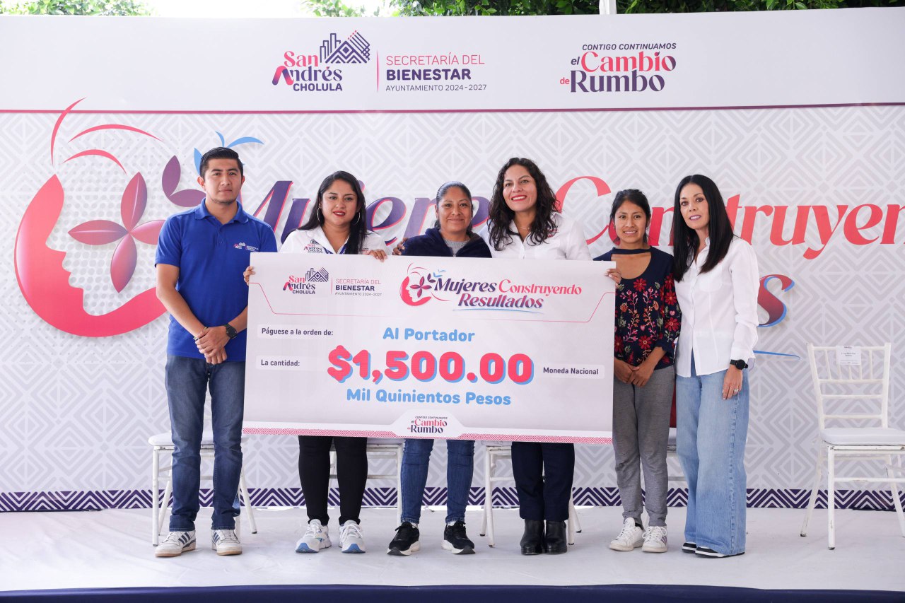 Comunicado oficial Con Apoyos económicos Lupita Cuautle promueve el bienestar y desarrollo de mujeres sanandreseñas