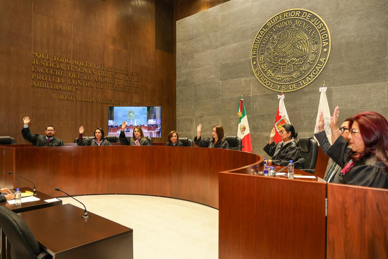 Foto: Cortesía Tlaxcala fortalece su democracia con toma de protesta del TSJE 2025-2027