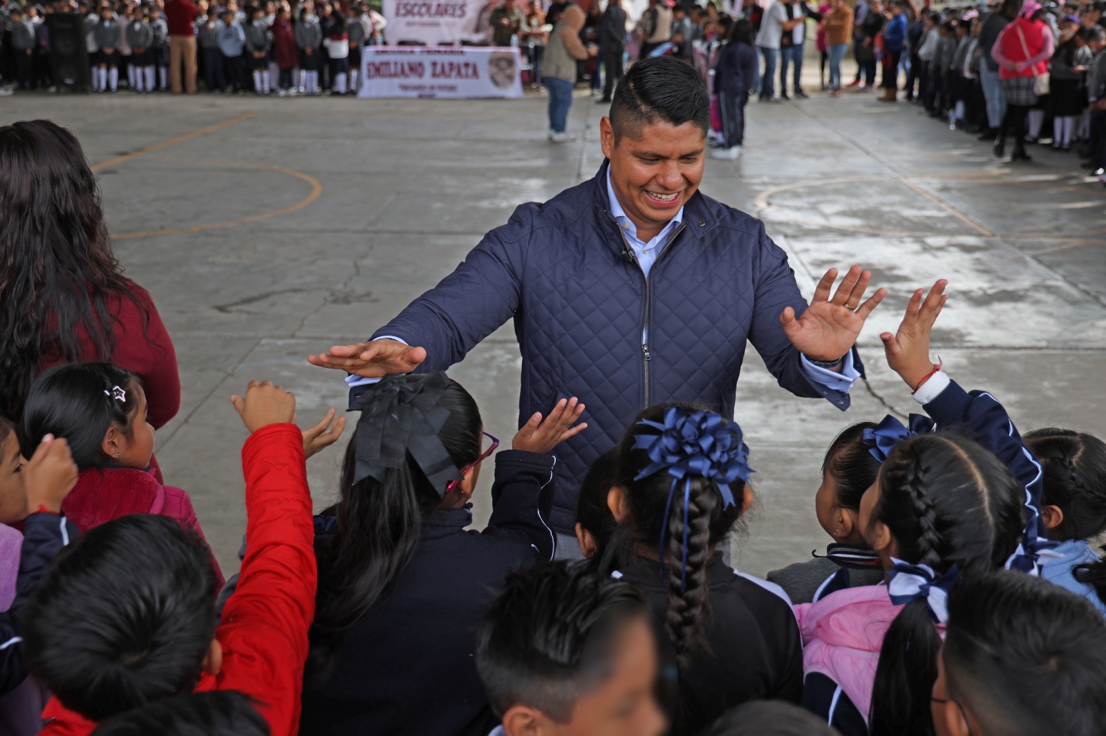 Comunicado oficial Omar Muñoz lleva el programa “Escuela Segura” a otras tres primarias de Cuautlancingo