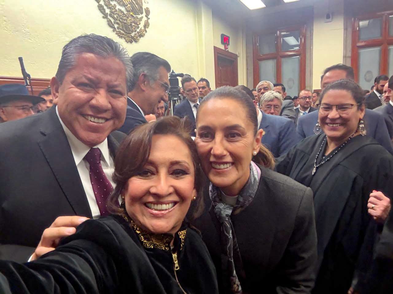 Foto: Cortesía Lorena Cuéllar respalda avances del Primer Informe de Claudia Sheinbaum
