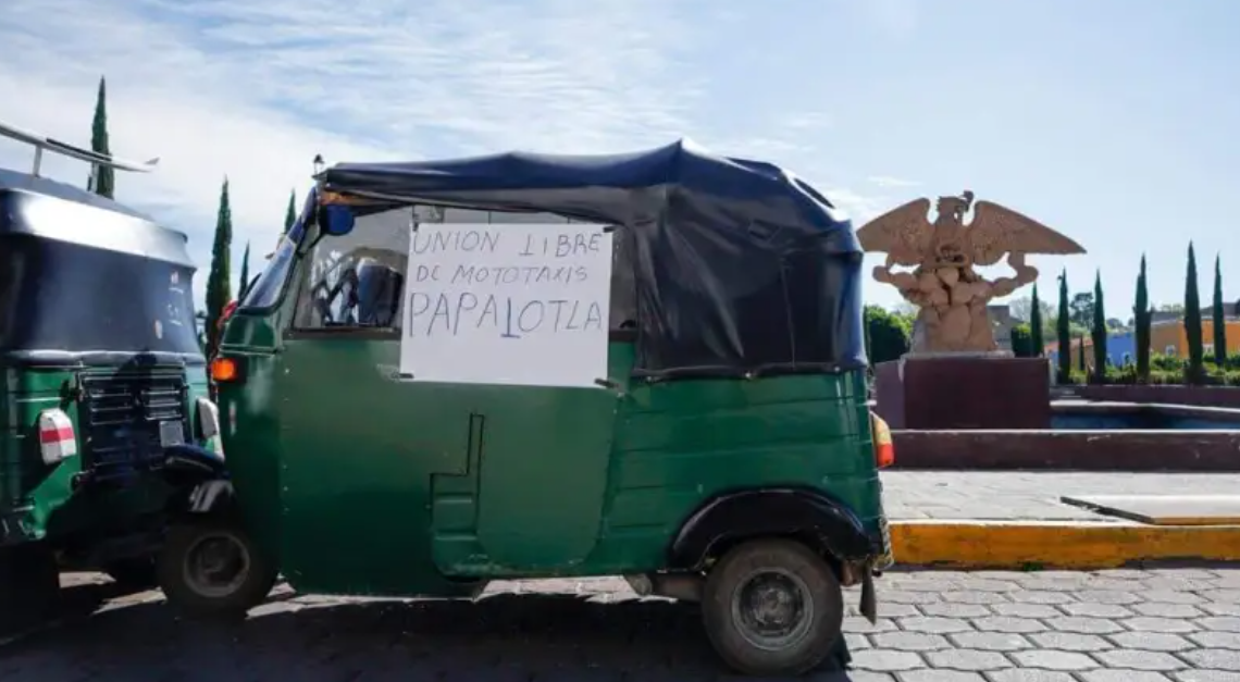Foto: Cortesía Mototaxistas de Papalotla exigen reglas claras y sanciones justas para su gremio