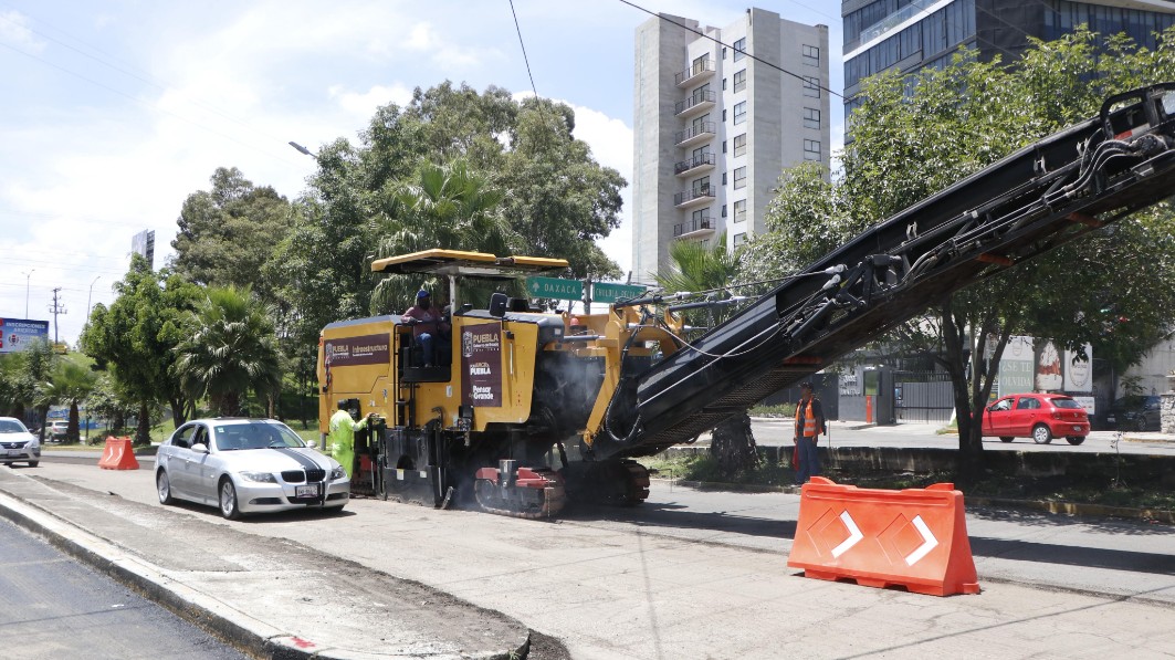 Obras de rehabilitación en Puebla capital