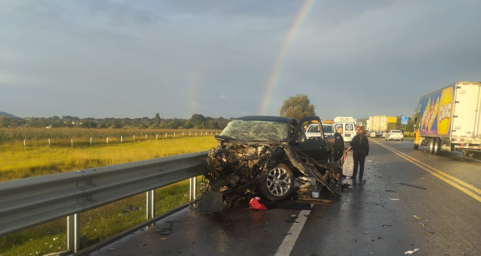 Foto: Cortesía Muere joven de 17 años en fatal choque en la Amozoc–Perote