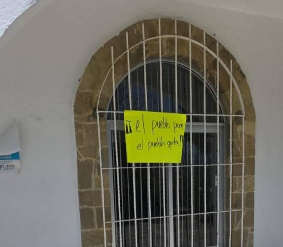 Foto: Cortesía Pobladores toman presidencia de Tizatlán por conflicto territorial