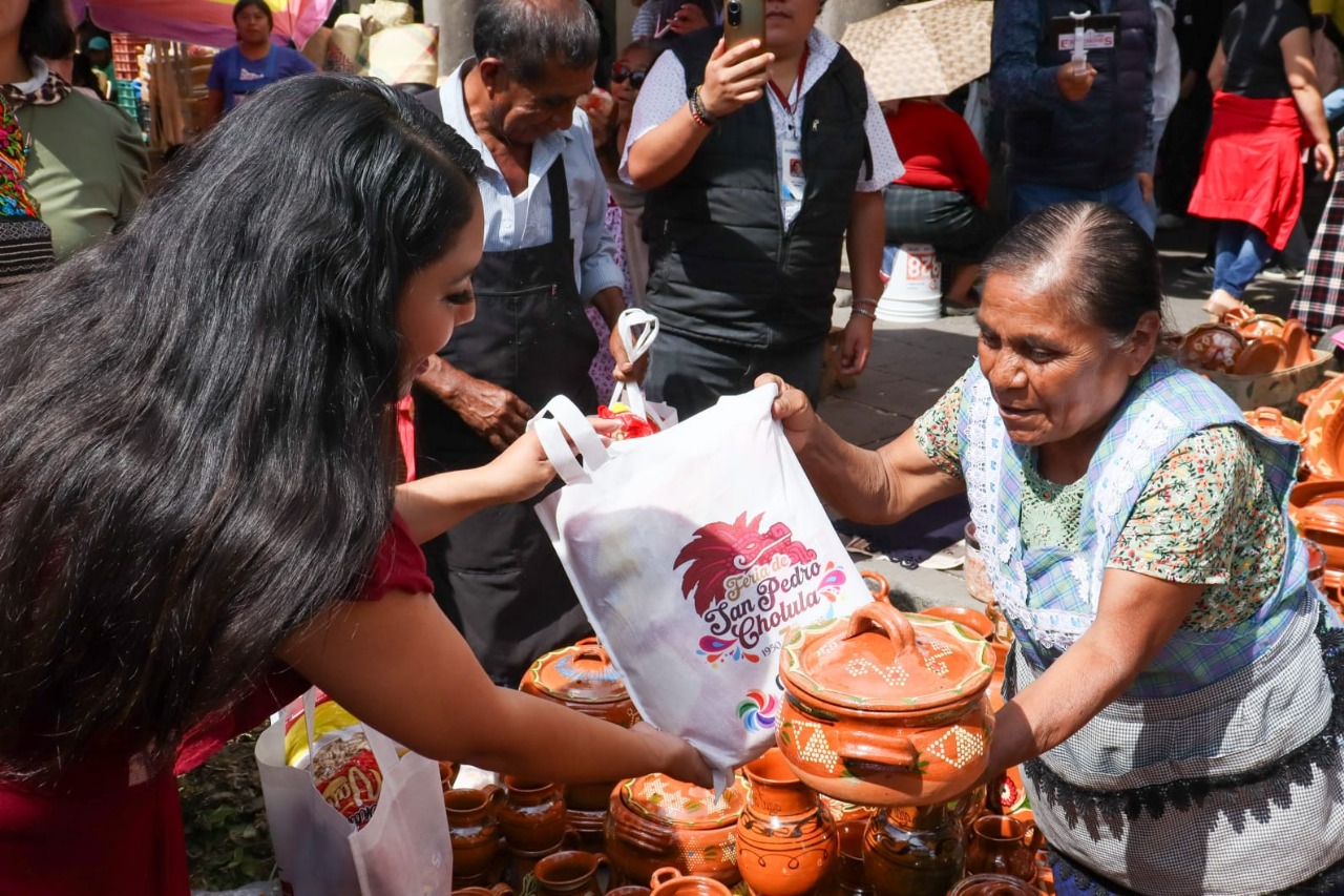 Comunicado oficial Más de 100 mil personas vivieron el Milenario Trueque en San Pedro Cholula
