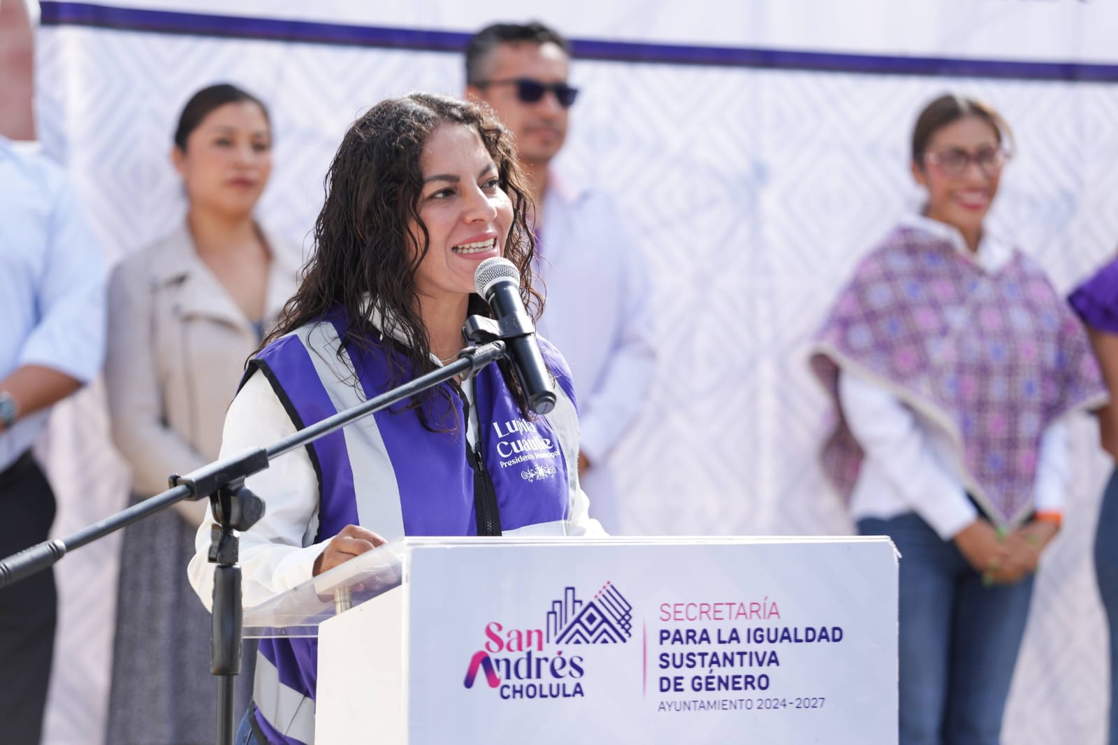 Comunicado oficial Suma Lupita Cuautle la octava Apropiación Violeta para mantener espacios comunitarios seguros