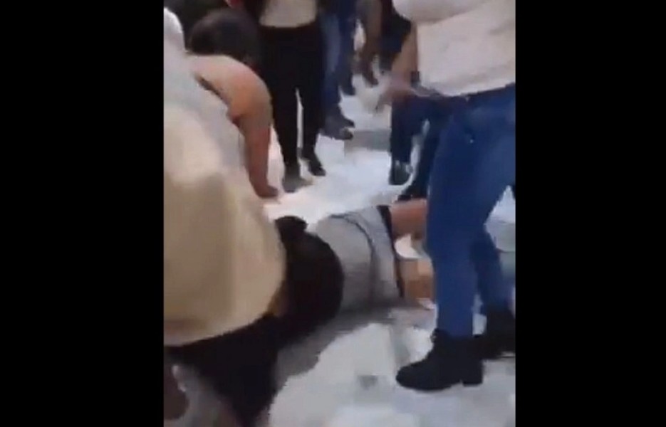 Foto: Cortesía Incidente durante la elección