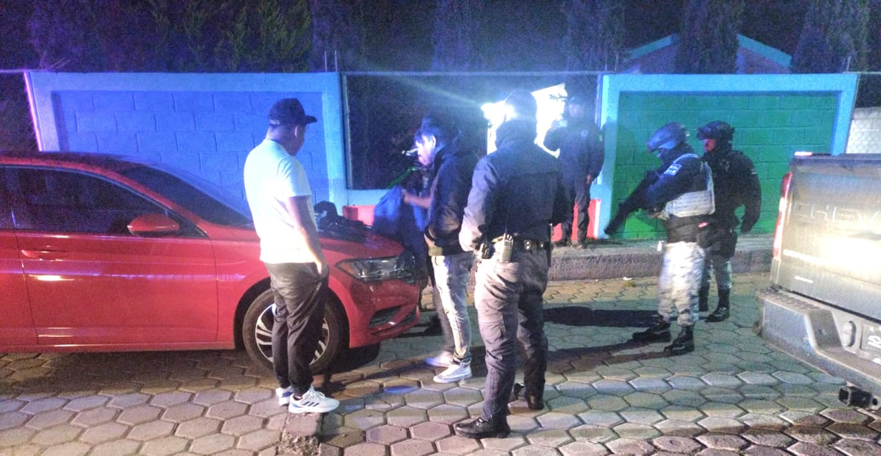 Foto: Cortesía Detienen a tres hombres por portación ilegal de arma de fuego en Españita
