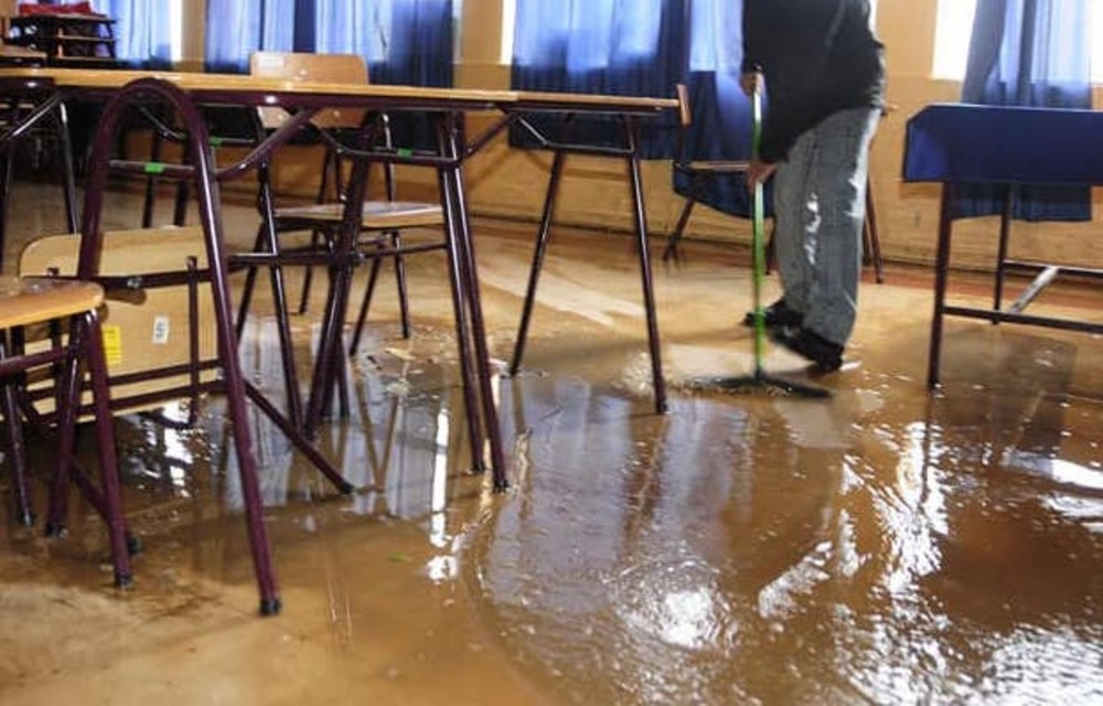 Foto: Cortesía Más de 400 escuelas en Tlaxcala enfrentan goteras y filtraciones urgentes