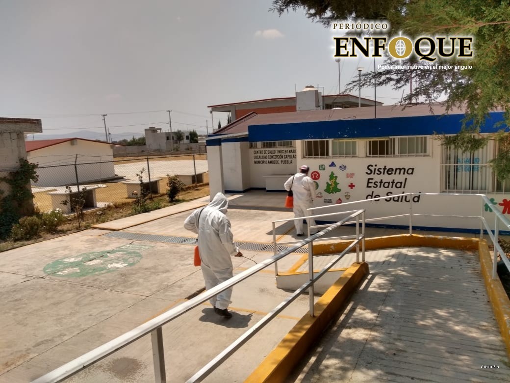 Foto: Cortesía Realizan en Amozoc jornada preventivas de limpieza