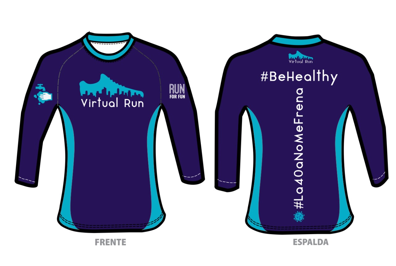 Foto: Cortesía #La40aNoMeFrena, la carrera virtual con causa