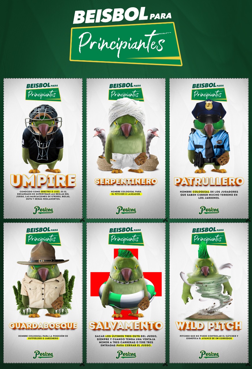 Foto: Cortesía ¿El béisbol es complicado? Pericos ayudará a aficionados comprenderlo mejor