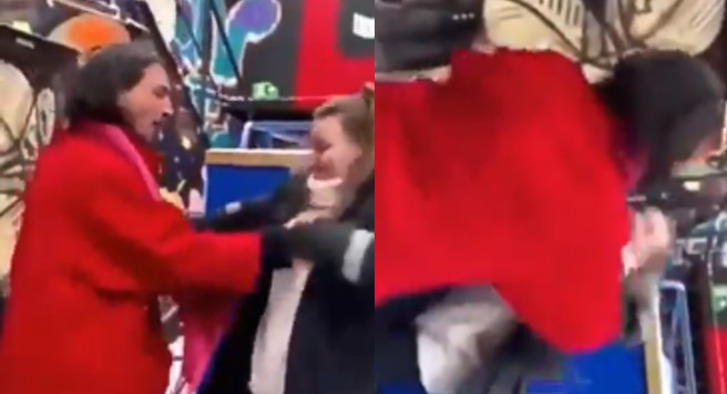 Foto: Cortesía Ezra Miller ahorca a una fan hasta derribarla y desata polémica (Video)