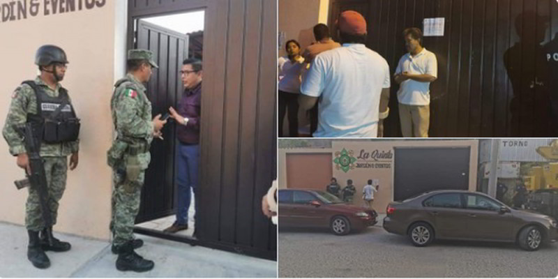 Foto: Cortesía En plena cuarentena celebran fiesta de 15 años; Guardia Nacional les suspende