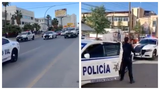 Foto: Cortesía “Mil gracias por su noble labor”: Policías de Chihuahua rinden homenaje a personal médico (Video)