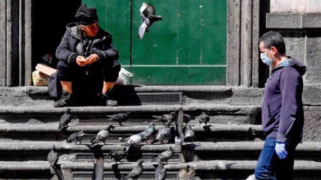 Foto: Cortesía Mafia Italiana apoya a familias pobres por crisis de coronavirus
