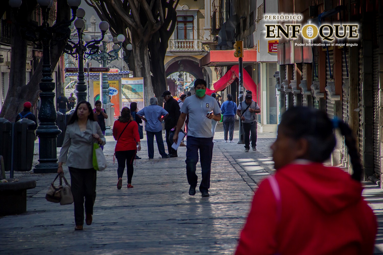 Foto: Alex Muñoz  Poblanos no le temen al Covid-19 (Video)