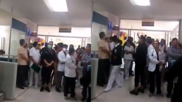 Foto: Cortesía “Los vamos a quemar”: habitantes de Michoacán amenazan a personal del IMSS (Video)