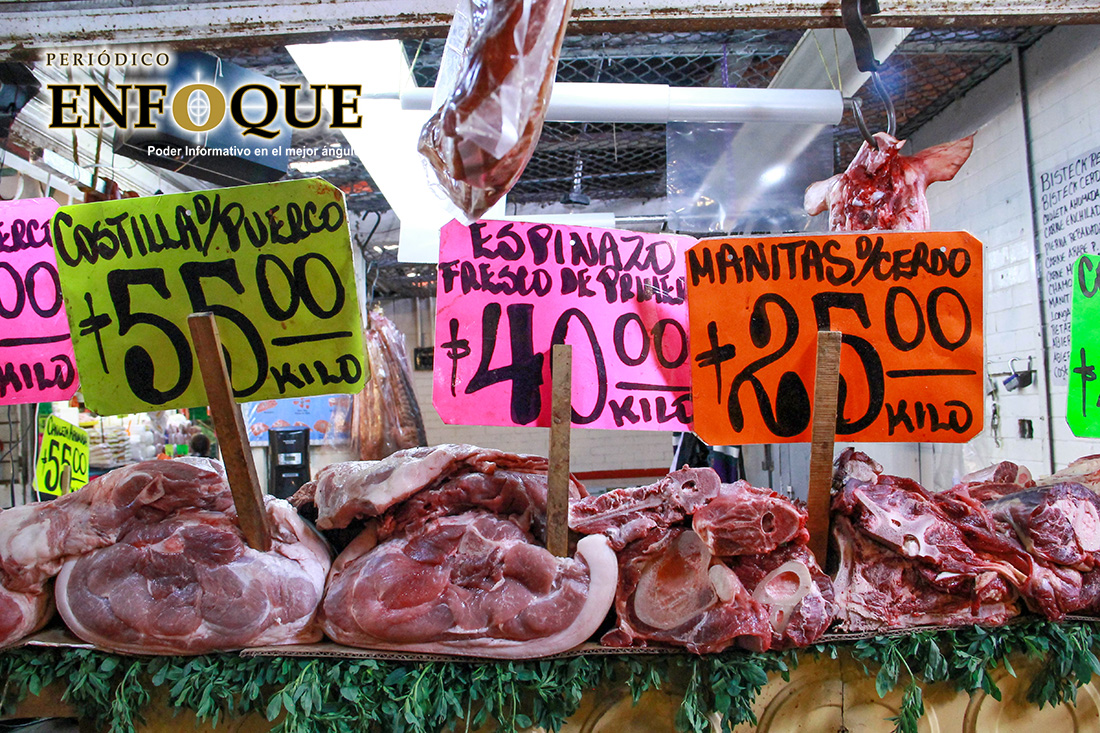 Foto: Alex Muñoz Por pandemia vigilarán en Puebla que la venta de carne sea de calidad