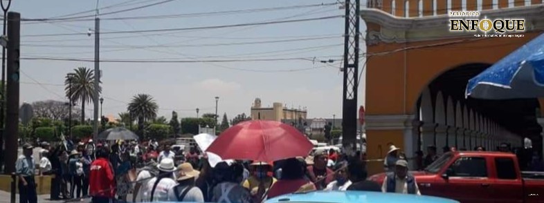 Foto: Cortesía Se manifiestan pobladores para exigir agua potable en Acatzingo