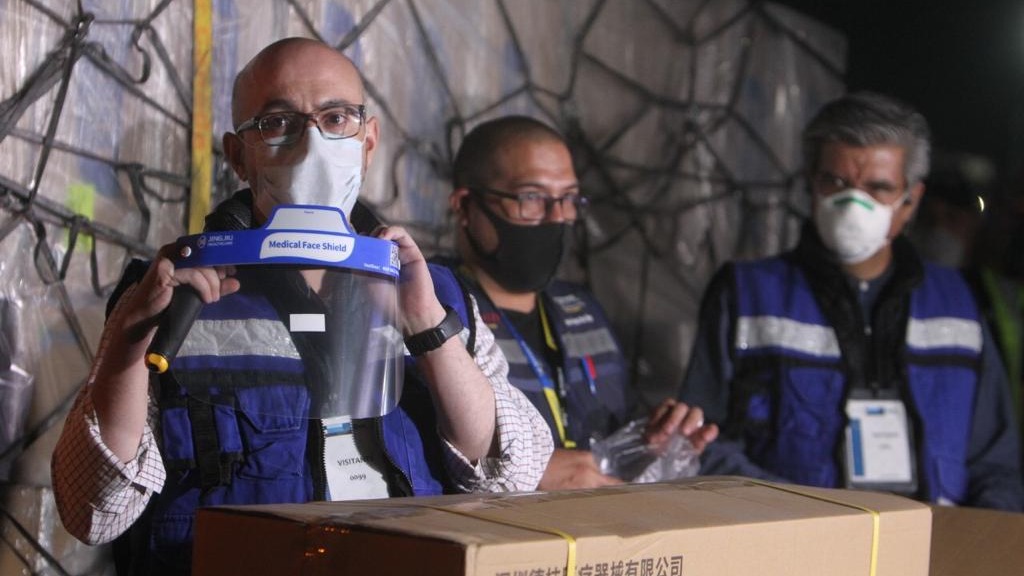 Foto: Cortesía Llega quinto vuelo de China con insumos médicos contra COVID-19