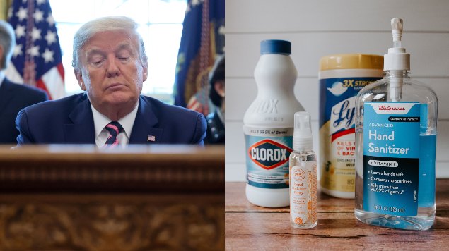 Foto: Cortesía En EU van más de 300 intoxicados por ingerir cloro tras sugerencia de Trump