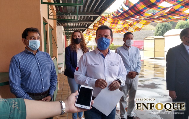 Foto: Omar Sánchez Llevan invertidos medio millón de pesos en Cholula por jornadas de sanitización