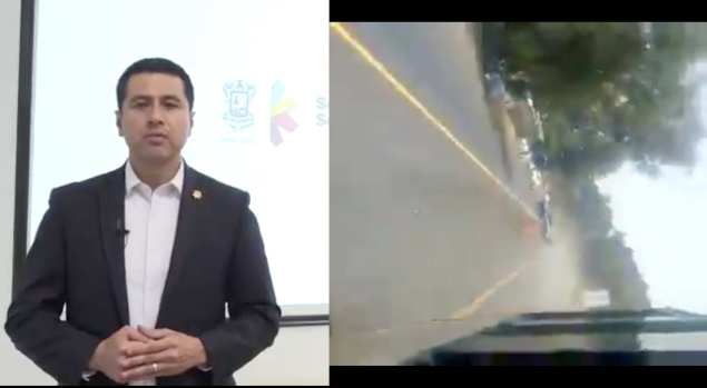 Foto: Cortesía Policías de Michoacán disparan contra autobús de normalistas; tenía reporte de robo: SSP