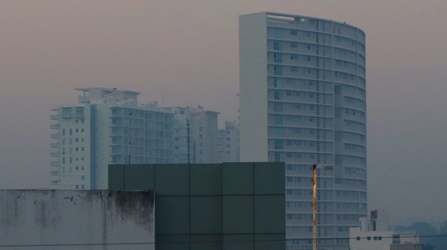 Foto: Cortesía Extraña nube de humo despierta a habitantes de Cancún y Playa del Carmen