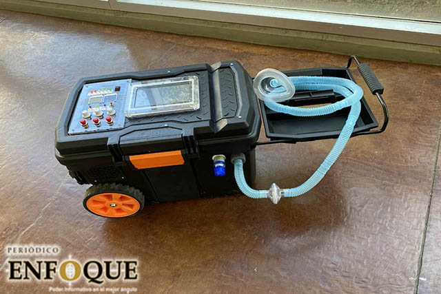 Foto: Cortesía UNAM desarrolla respirador portátil para personas con covid-19