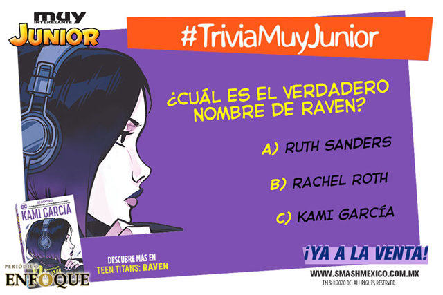 Foto: Cortesía Teen Titans: Raven, llamando a los lectores más geniales